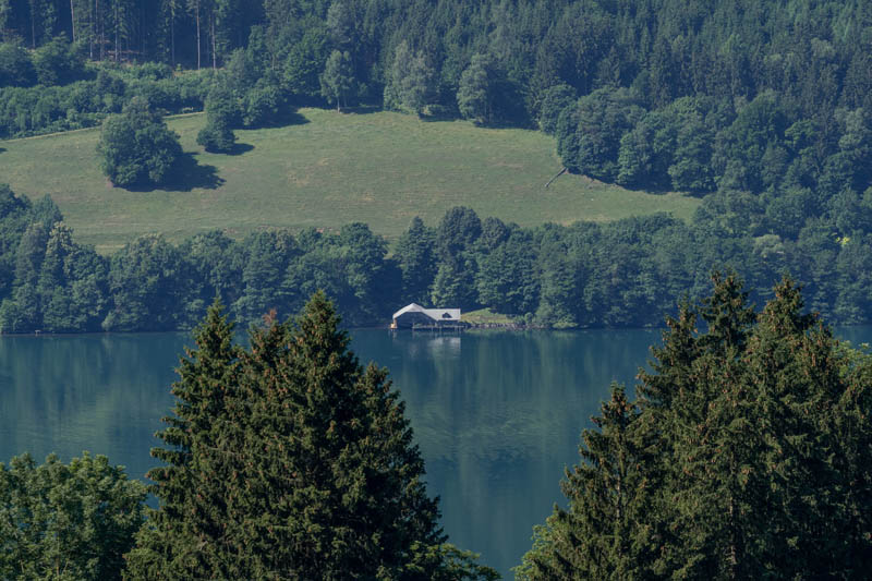 Aussicht auf das Bootshaus